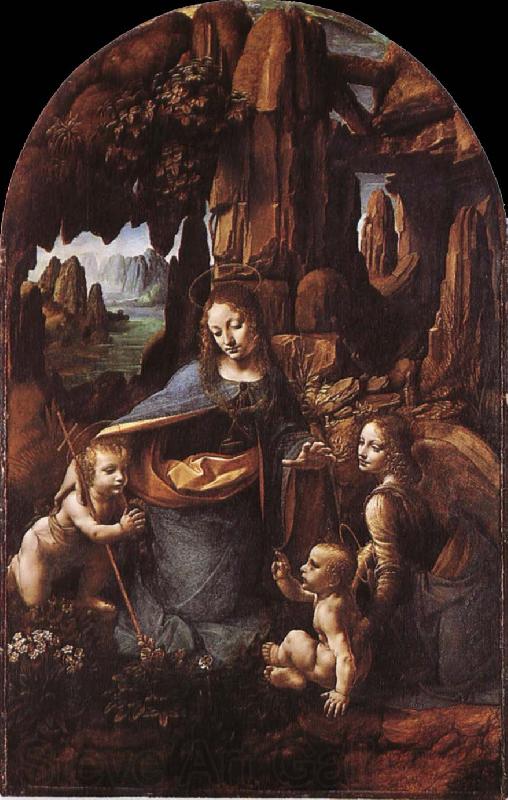 LEONARDO da Vinci Madonna in the cave France oil painting art